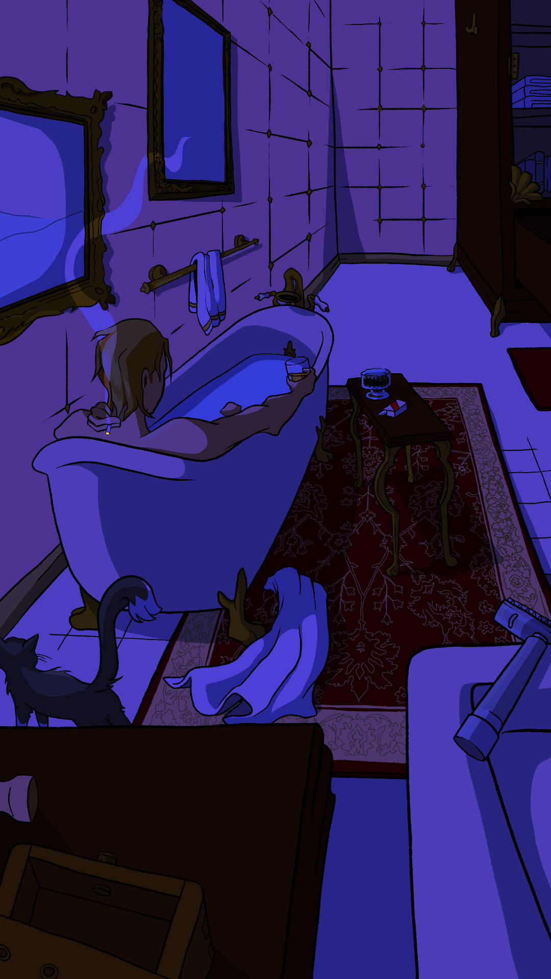 &quot;the beautiful and damned,&quot; 2022. digital.